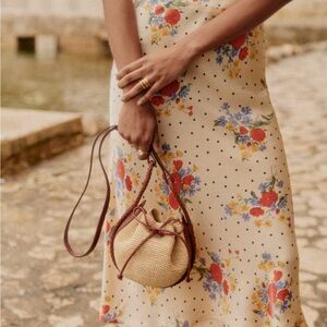 SÉZANE New Zelie Raffia Bucket Bag